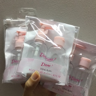 Chai rỗng chiết mỹ phẫm du lịch diana