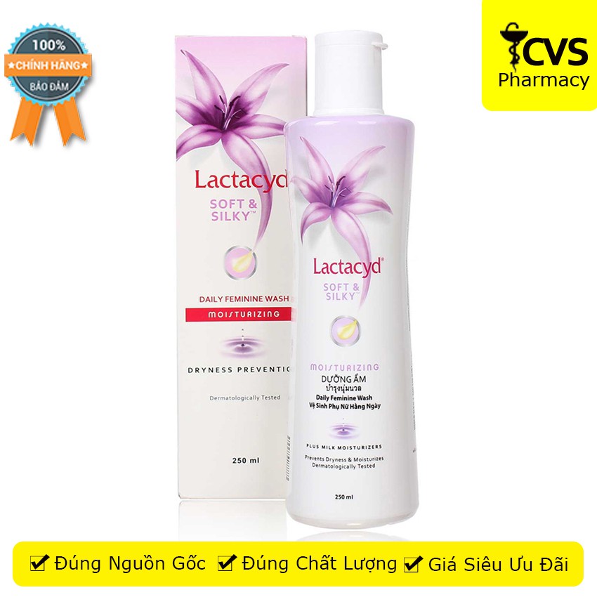 Dung Dịch Vệ Sinh Lactacyd Soft &amp; Silky 250ml