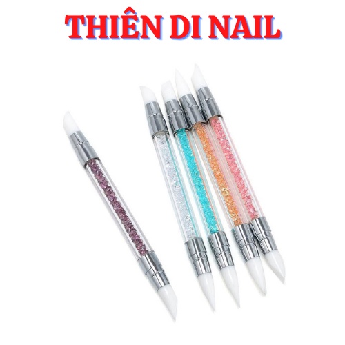 Bộ cọ silicon 2 đầu làm móng Thiên Di Nail