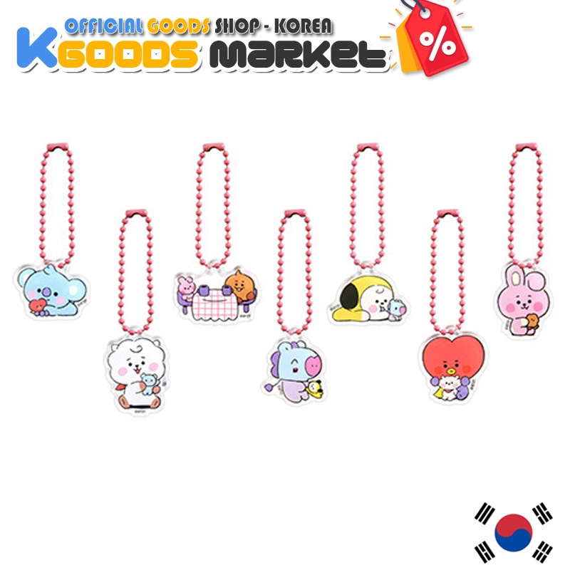 Móc khóa bằng acrylic hình BTS BT21