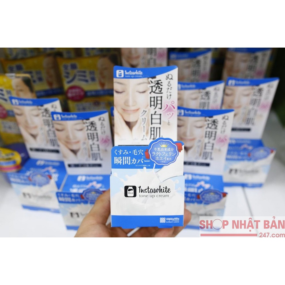 Kem Dưỡng Trắng Da Instawhite Tone Up Cream Meishoku Nhật Bản