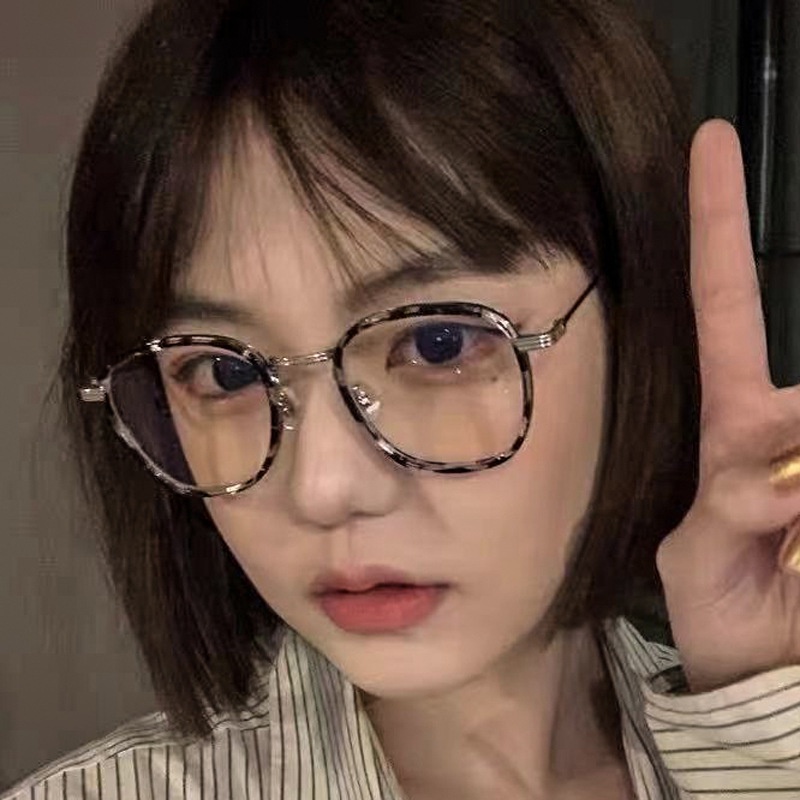 Kính Cận Gọng Kim Loại Chống Ánh Sáng Xanh Cho Nam/Nữ