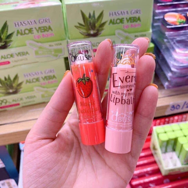 Combo 2 thỏi son dưỡng moi Thái