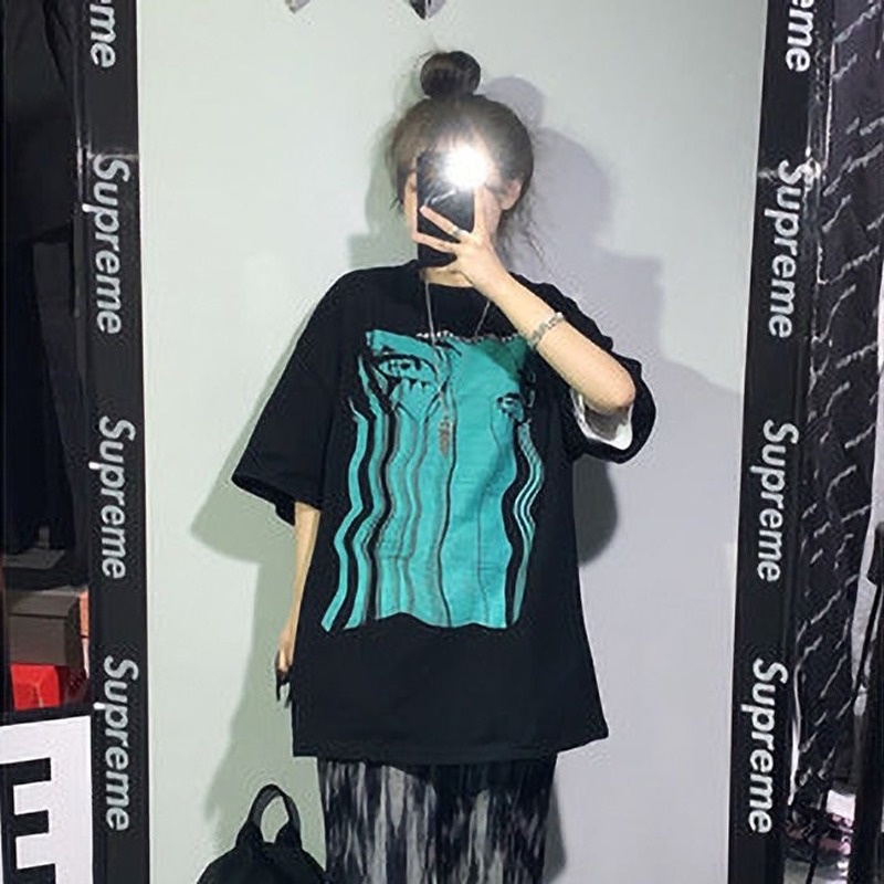 Set Áo Thun Ngắn Tay Và Quần Short Ống Rộng Họa Tiết Caro Thời Trang Cho Nữ