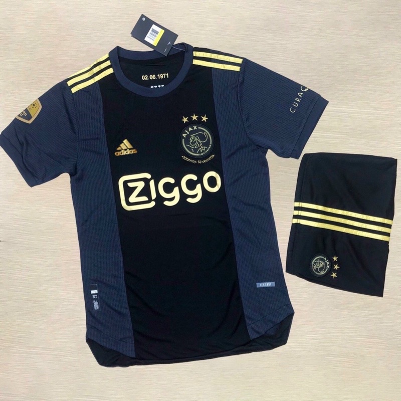 Bộ áo bóng đá AJax hàng thailand 2022/2023 - Vải  Polyester dạng gai lưới, Giống thi đấu 99%