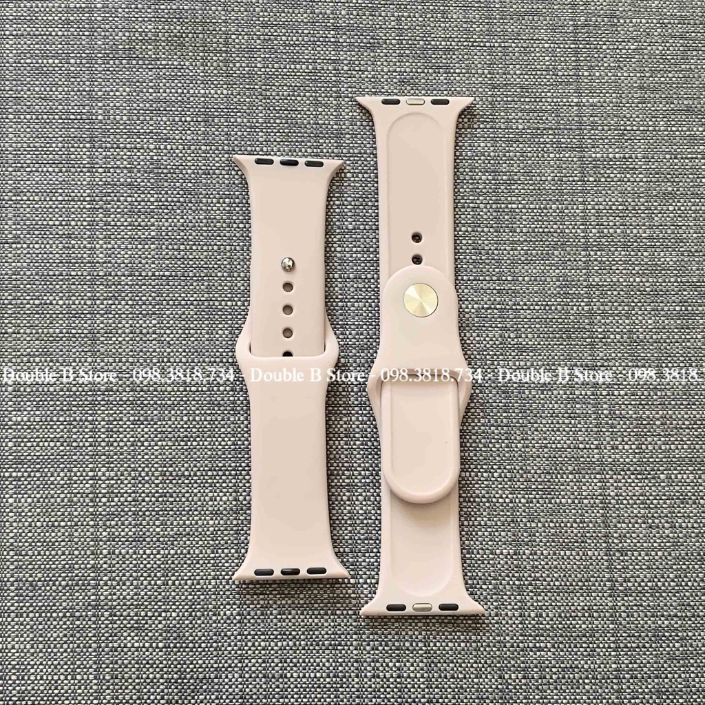 Dây Apple Watch cao su chống bẩn siêu mềm cho đồng hồ thông minh Series 1/2/3/4/5/6/SE T500