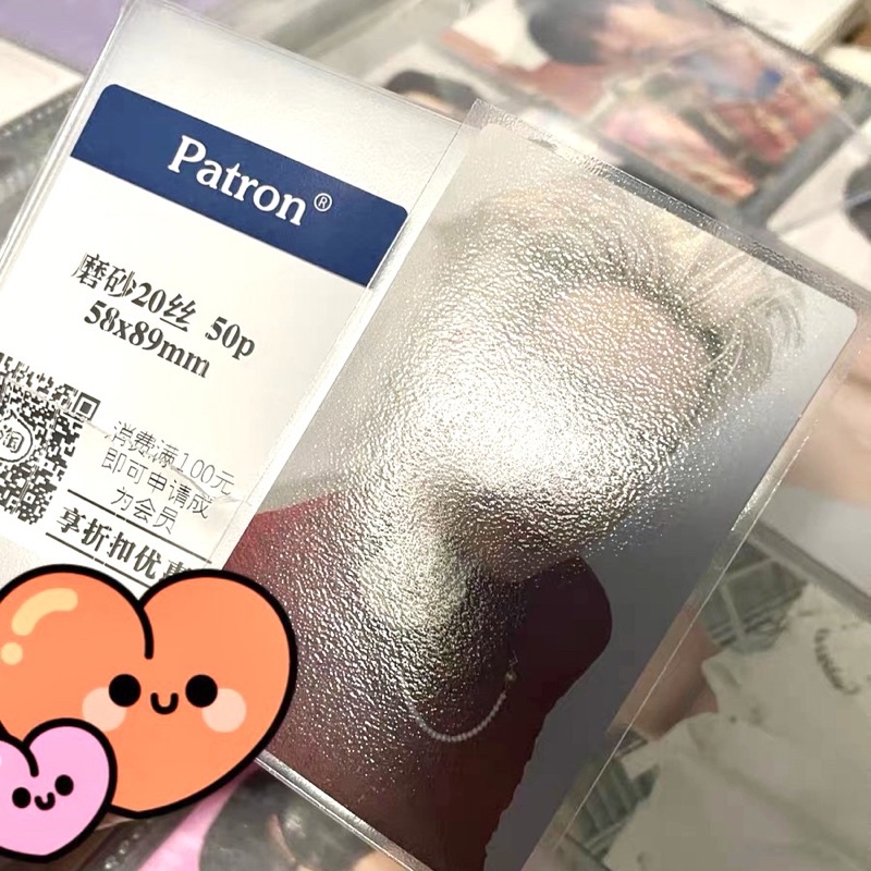 Sleeve Trung Patron SIÊU DÀY Bảo Quản, Đựng Card Thần Tượng, Idol