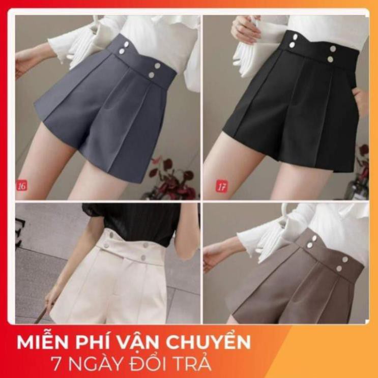 [FreeShip] Quần sooc nữ 4 khuy cạp chéo !