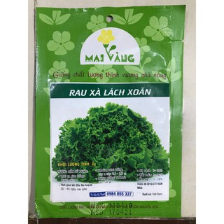 Hạt giống Xà lách xoăn 3g