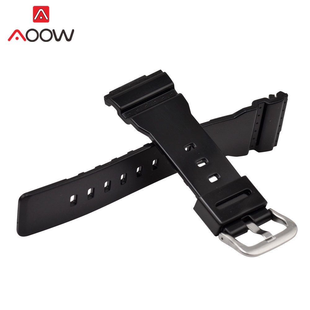 Dây Đeo Thay Thế Bằng Da PU Mềm 16mm Cho Đồng Hồ Thể Thao Casio G-Shock GMA-S110 S120 DW-5600 6900 GW-M5610