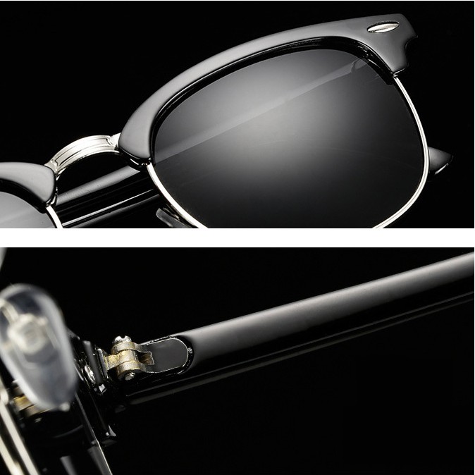 Kính mắt nam nữ, mắt kíếng không độ giả cận thời trang, râm đen chống nắng có hộp | BigBuy360 - bigbuy360.vn