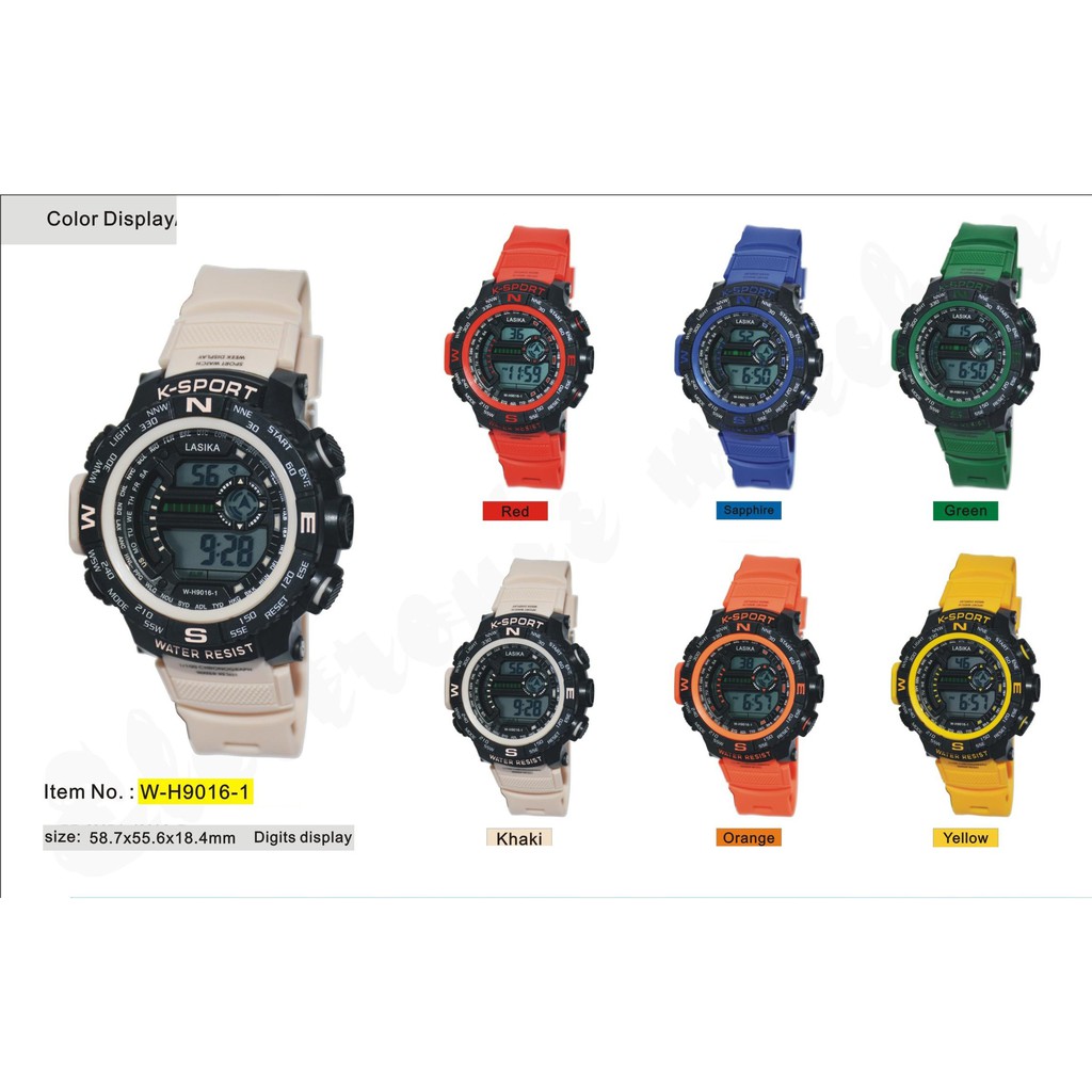 [CHỐNG NƯỚC] Đồng hồ thể thao LASIKA W-H9016-1 -- Năng động, Cá tính - Bảo hành 1 năm | BigBuy360 - bigbuy360.vn