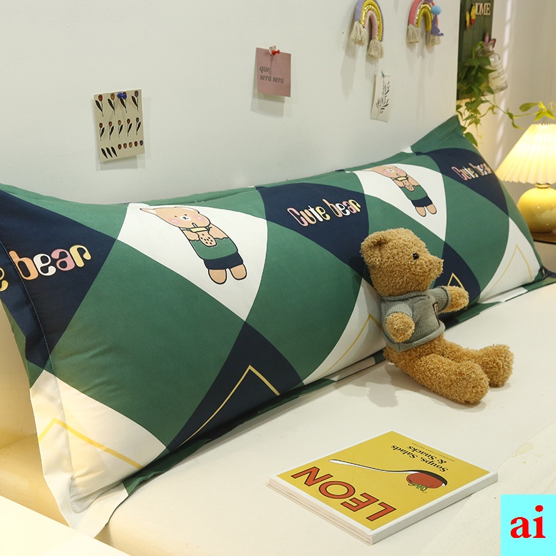 Vỏ Gối Đôi Dài Cỡ Lớn 1.2m/1.5m/1.8m Cho Cặp Đôi