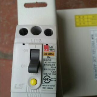 Aptomat chống giật LS  LG 2P  ELCB Attomat chống dòng dò 2p 20A