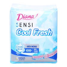 Băng Vệ Sinh Diana Sensi Cool Fresh Không Có Cánh