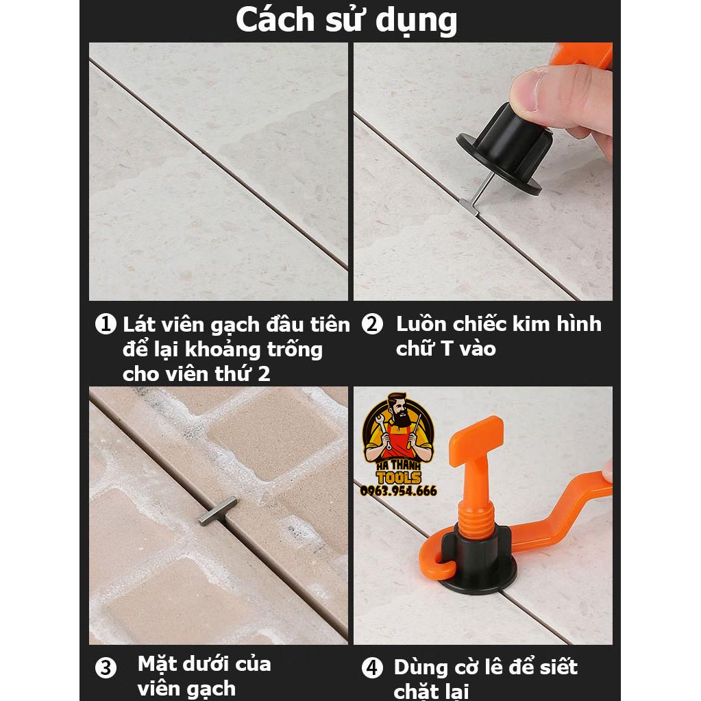 Ke cân bằng ốp lát gạch tái sử dụng - Ke vít ốp lát gạch men chữ T