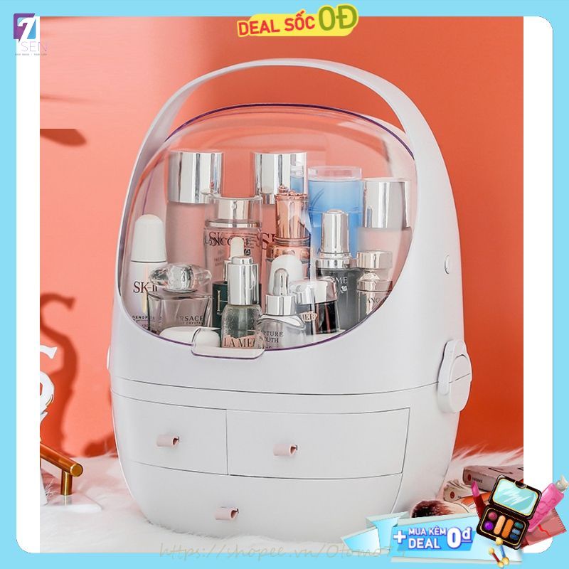 Hộp Đựng Mỹ Phẩm, Hộp Đựng Đồ Trang Điểm Có Tay Cầm M04
