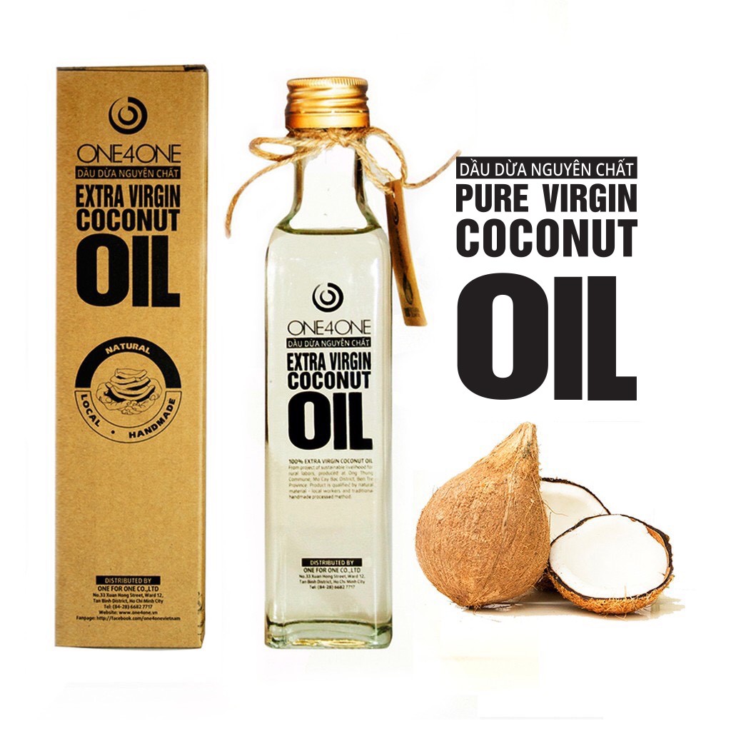 Dầu Dừa Nguyên Chất 100% One4One - Pure Virgin Coconut Oil