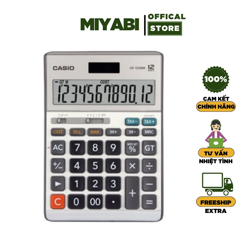 Máy tính để bàn Cao cấp  12 số DF-120FM/ 1 cái / giá rẻ/ tính siêu nhanh