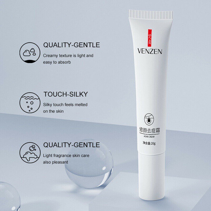 [Sỉ-Rẻ] Kem làm sạch mụn Venzen 20g Acne Cream phục hồi - tái tạo - làm mờ vết thâm – DT15 [Lẻ-Sỉ]