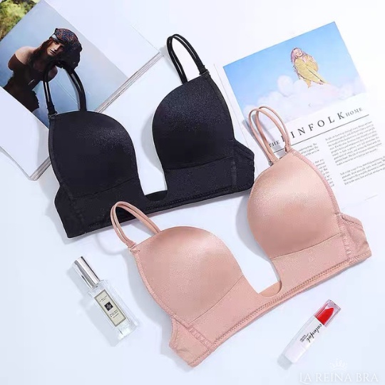 ÁO LÓT nâng ngực LAREINA BRA - LRAB003 khoét ngực sâu chữ U có kèm dây trong suốt mặc hở lưng