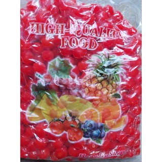 Túi 3kg trái lý đỏ trang trí bánh sinh nhật hpbd