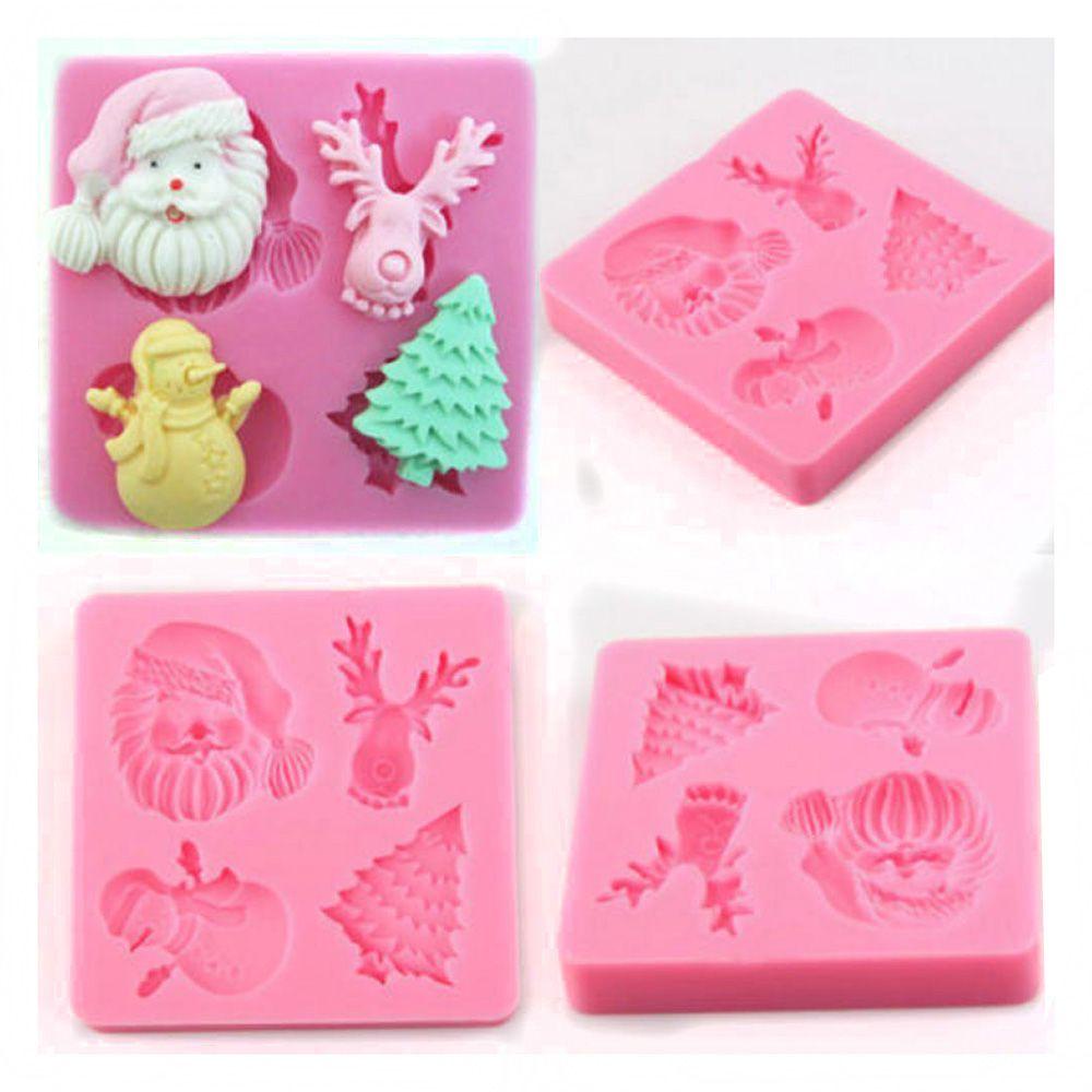 Khuôn Làm Bánh / Sô Cô La Hình Ông Già Noel