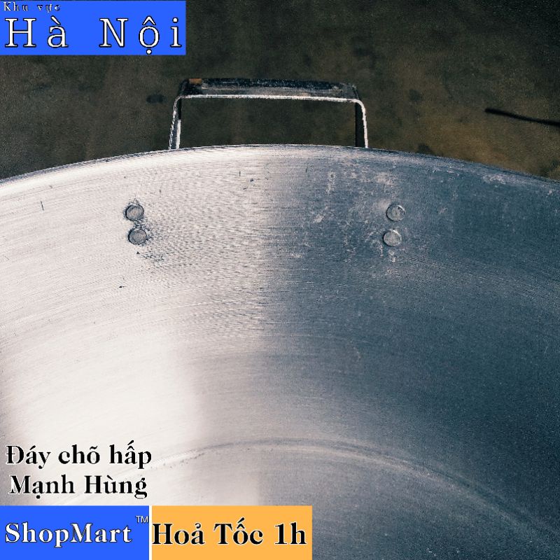 Đáy chõ xôi cao thành nhôm Mạnh Hùng đủ size 20, 22, 24, 26, 28, 30, 32, 36, 40, 42, 44, 46, 48 cm
