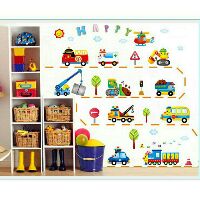 Combo 4tranh decal dán tường cực chất cho bé