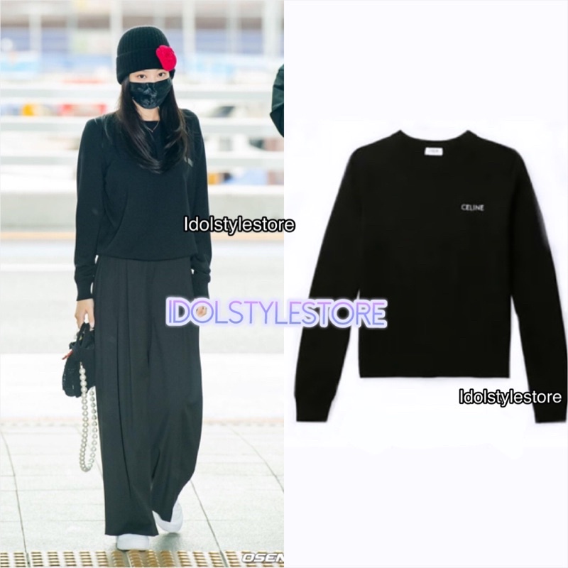 (kèm card) áo nỉ sweater CL như Jennie