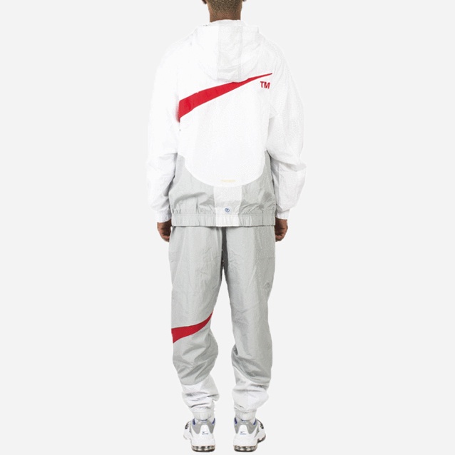 ÁO KHOÁC NIKE SWOOSH WOVEN HOODED LINED JACKET - WHITE