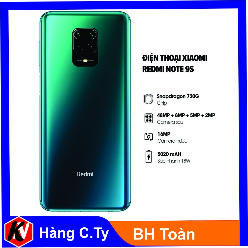 Điện thoại Xiaomi Redmi Note 9S (4GB/64GB) - HÀNG CHÍNH HÃNG | BigBuy360 - bigbuy360.vn