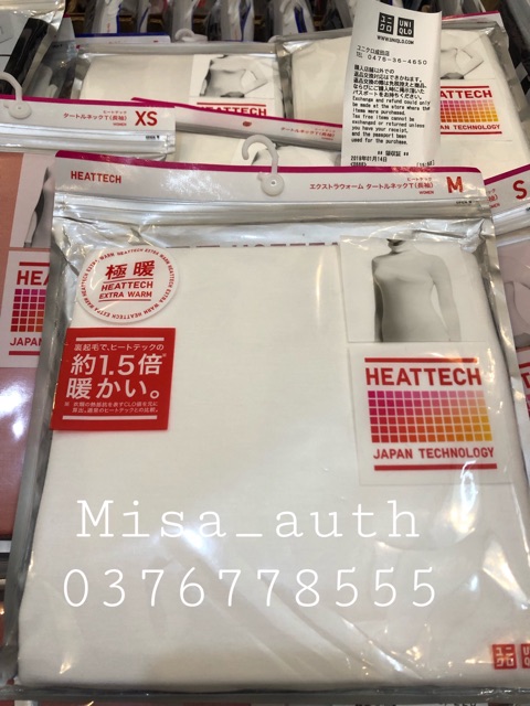 Áo giữ nhiệt nữ heattech/ extra heattech cao cổ