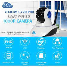 Camera wifi không dây Vitacam C720 Pro Quay quét 355 độ, xem từ xa trên điện thoại
