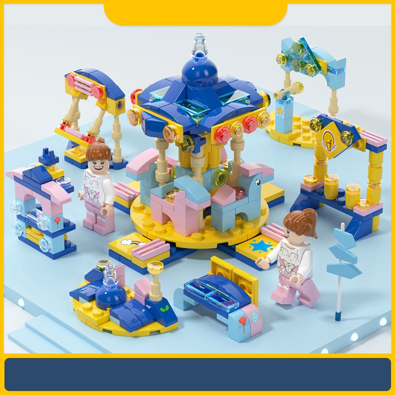 Đồ chơi lego lắp ráp hình máy bay tàu hỏa ô tô motor xe tăng người máy thông minh