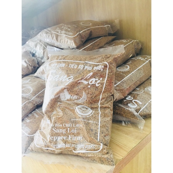 Bịch 500gr muối tiêu chanh Đặc sản Sáng Lợi Phú Quốc thơm ngon