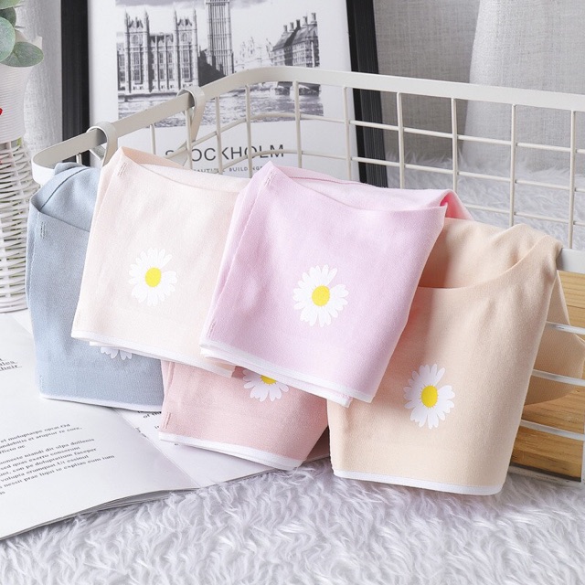 Quần Lót Cotton Ép Không Viền Hoa Cúc Hotrend 287