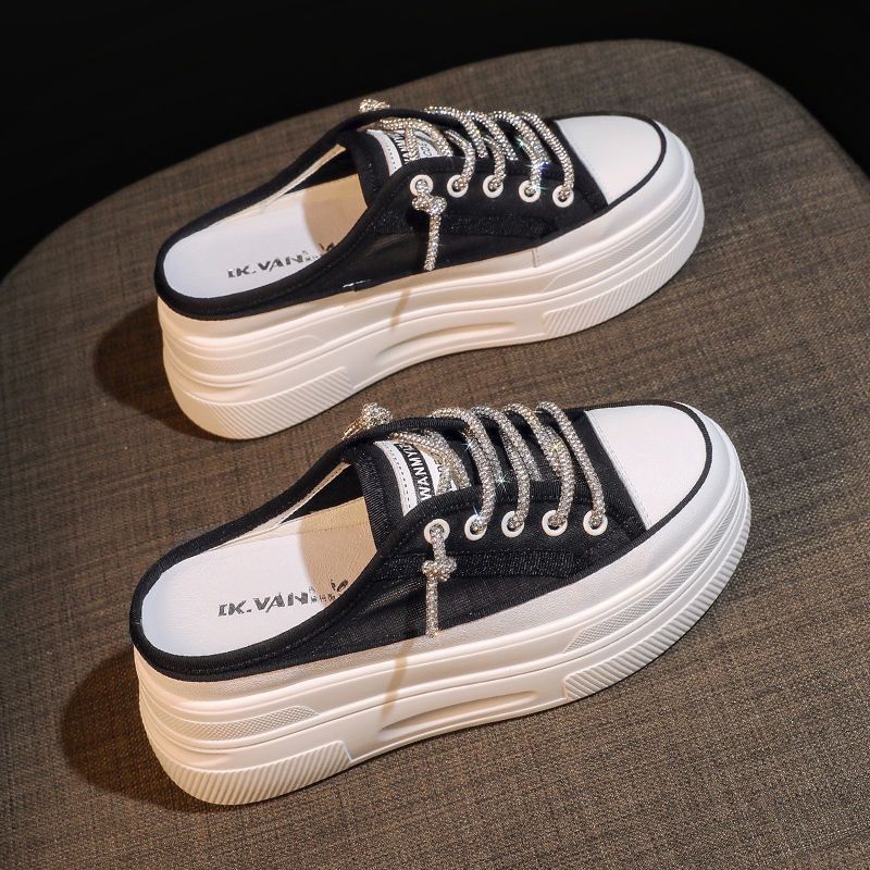 Dép Bít Mũi Đế Dày Tăng Chiều Cao Thiết Kế Mới Thời Trang Dành Cho Mù