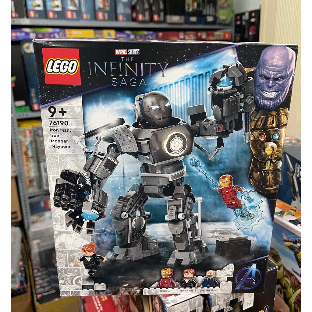 LEGO 76190  - Super Heroes - Iron Man: Iron Monger Mayhem