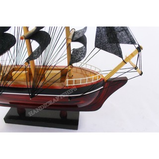 (Có video) Thuyền gỗ mini 20cm
