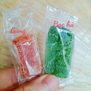 kẹo bạc hà tuổi thơ (kẹo gôm bạc hà the mát loại 1 dẻo ngon)