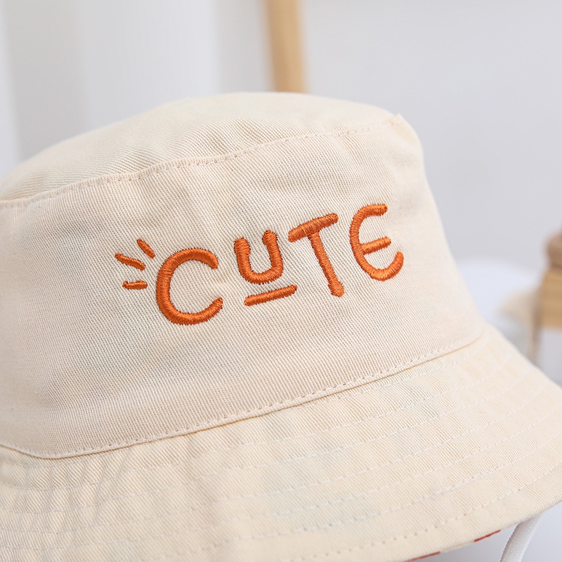 Mũ Tai Bèo Vải Cotton Hai Mặt Chống Nắng Thời Trang Cho Bé