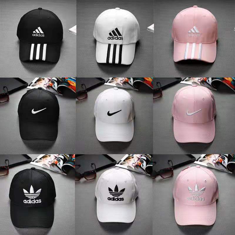 Mũ Lưỡi Trai Thêu Logo Nike Adidas Cổ Điển Có Thể Điều Chỉnh Tiện Lợi