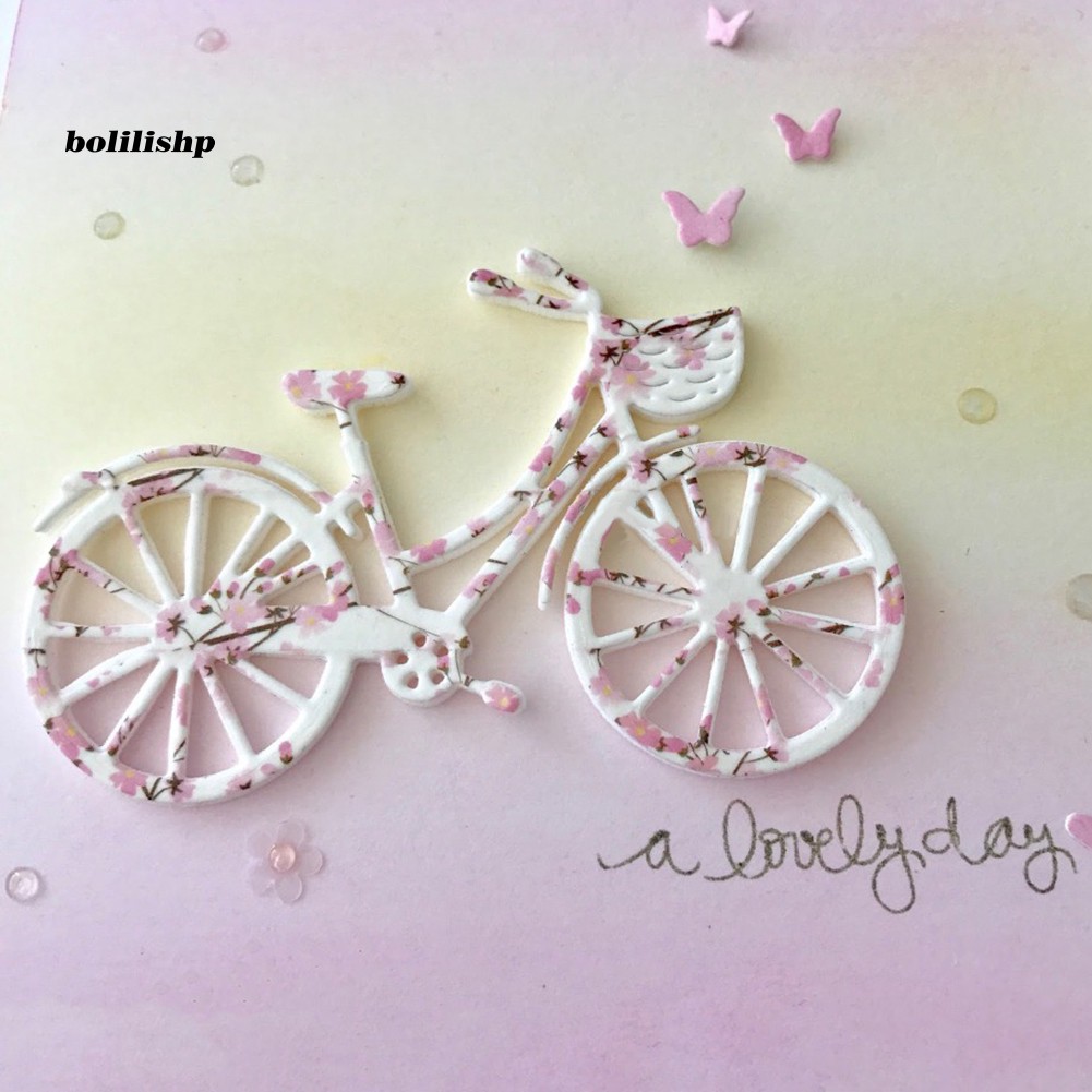 BLLP_Bicycle Cutting Dies DIY Scrapbooking Emboss Paper Card Craft Punch Stencil Mold