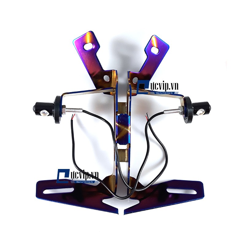 01403 Pat Gắn Bảng Số Titan Kèm Đèn Xi Nhan Exciter 150