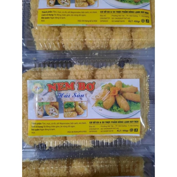 Nem Hải Sản Xù Bơ Kem mayonaise