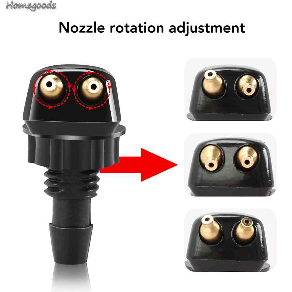 Bộ 2 Cái Vòi Phun Nước Rửa Kính Chắn Gió Xe Hơi 88