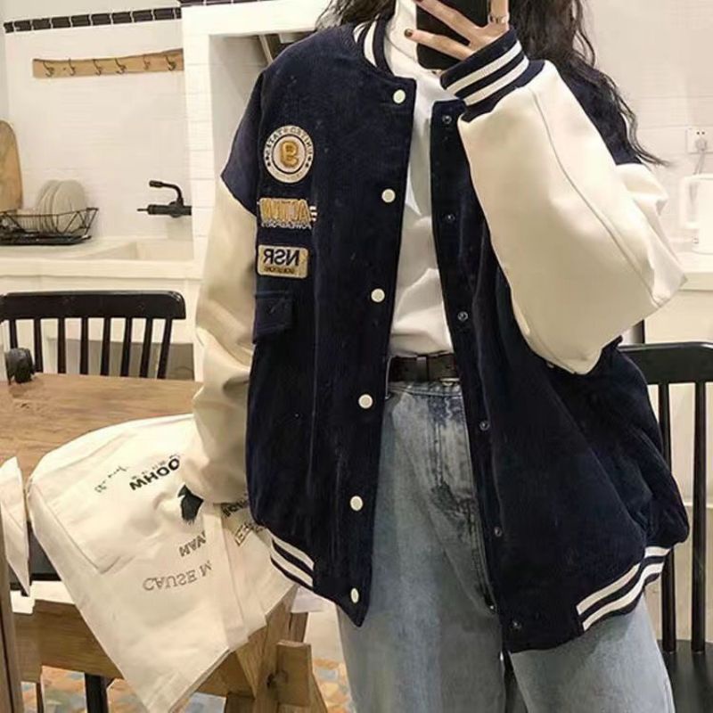 Áo bóng chày áo khoác nỉ cá tính Hirostore