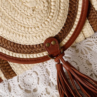 Túi đeo chéo đan lát handmade thời trang nữ tính