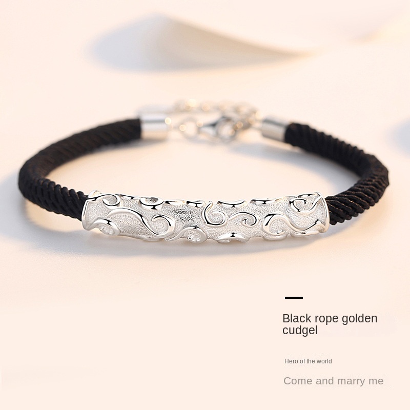 Vòng Đeo Tay Cặp Đôi Màu Đen / Đỏ Dành Cho Học Sinh